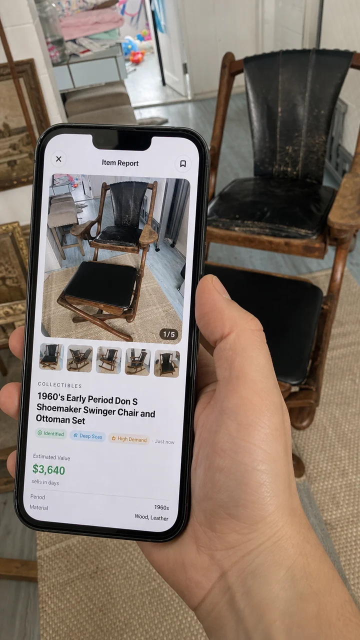 Don S. Shoemaker Chair found and appraised at $3,640 with Value Scout